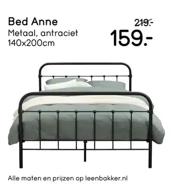 Leen Bakker Bed Anne aanbieding