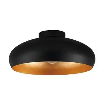 Praxis EGLO plafondlamp Mogano zwart goud ⌀40cm E27 aanbieding