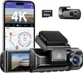 Bol.com AZDome M550 2CH 4K Wifi GPS 64gb dashcam voor auto aanbieding