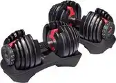 Bol.com Bowflex SelectTech 552i Verstelbare Dumbbell Set - Gewichten - Kunststof - 24 kg - Verstelbaar aanbieding