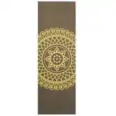 Bol.com Yogamat sticky extra dik mandala donkergroen - Lotus - 6 mm aanbieding