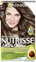 Bol.com Garnier Nutrisse Ultra Crème Lichtbruin 5 - Permanente Haarkleuring aanbieding