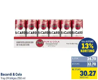 Makro Bacardi & Cola aanbieding