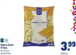 Makro Metro Chef frites aanbieding