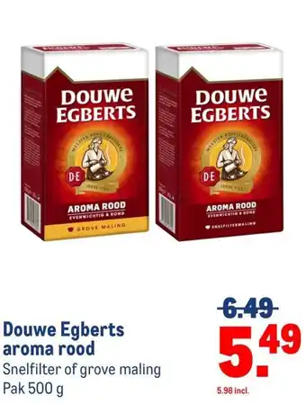 Makro Douwe Egberts aroma rood aanbieding