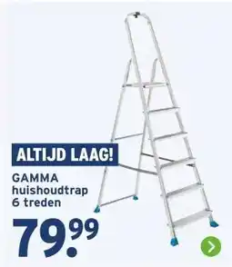 GAMMA GAMMA huishoudtrap 6 treden aanbieding