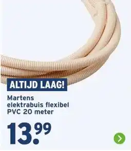 GAMMA Martens elektrabuis flexibel PVC 20 meter aanbieding