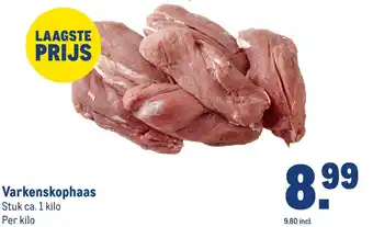 Makro Varkenskophaas aanbieding