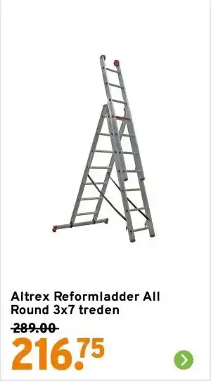 GAMMA Altrex Reformladder All Round 3x7 treden aanbieding