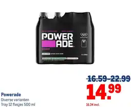 Makro Powerade aanbieding