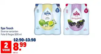 Makro Spa Touch aanbieding