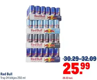 Makro Red Bull aanbieding