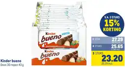 Makro Kinder bueno aanbieding