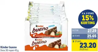 Makro Kinder bueno aanbieding