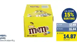 Makro M&M's pinda aanbieding