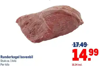 Makro Runderkogel bovenbil aanbieding