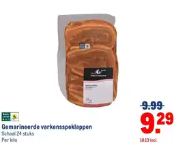 Makro Gemarineerde varkensspeklappen aanbieding