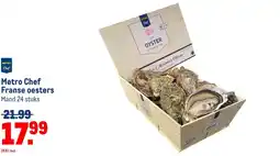 Makro Metro Chef Franse oesters aanbieding