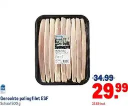 Makro Gerookte palingfilet ESF aanbieding