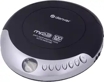 Amazon Denver Discman - Draagbare CD & MP3 speler - Anti shock - Inclusief oordopjes - DMP391 aanbieding