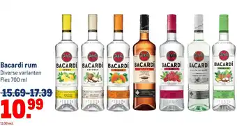 Makro Bacardi rum aanbieding