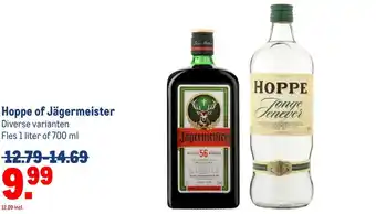 Makro Hoppe of Jägermeister aanbieding