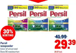 Makro Persil waspoeder aanbieding