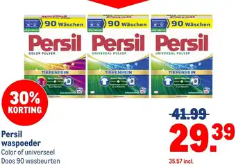 Makro Persil waspoeder aanbieding