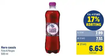 Makro Hero cassis aanbieding