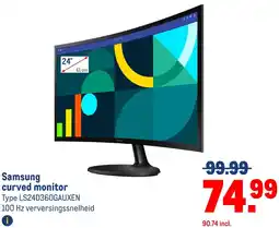 Makro Samsung curved monitor aanbieding