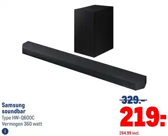 Makro Samsung soundbar aanbieding