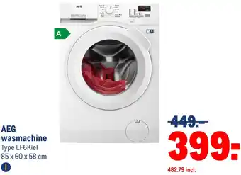 Makro AEG wasmachine aanbieding