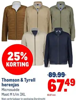 Makro Thomson & Tyrell herenjas aanbieding