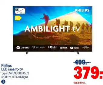 Makro Philips LED smart-tv aanbieding