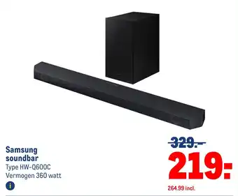 Makro Samsung soundbar aanbieding