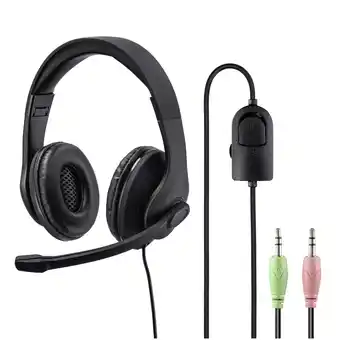 Bol.com Hama PC-Office-headset HS-P200 stereo zwart aanbieding