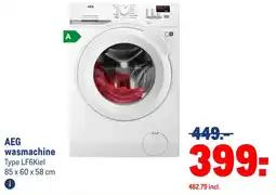 Makro AEG wasmachine aanbieding