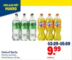 Makro Fanta of Sprite aanbieding