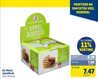 Makro De Molen appelkoek aanbieding