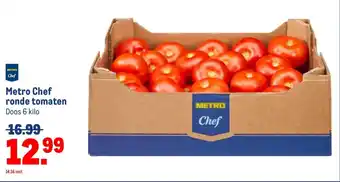 Makro Metro Chef ronde tomaten aanbieding