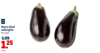 Makro Metro Chef aubergine aanbieding