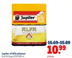 Makro Jupiler of Alfa pilsener aanbieding