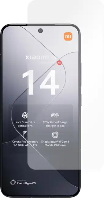 Coolblue Just In Case Tempered Glass Xiaomi 14 Screenprotector aanbieding