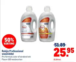 Makro Robijn Professional wasmiddel aanbieding