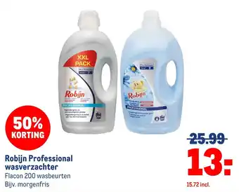 Makro Robijn Professional wasverzachter aanbieding