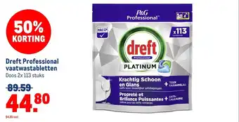 Makro Dreft Professional vaatwastabletten aanbieding