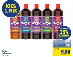 Makro Go Tan woksauzen aanbieding