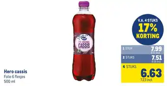 Makro Hero cassis aanbieding