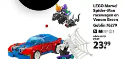 Intertoys LEGO Marvel Spider-Man racewagen en Venom Green Goblin 76279 aanbieding