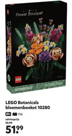 Intertoys LEGO Botanicals bloemenboeket 10280 aanbieding